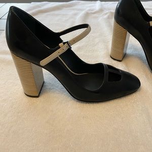NEW TORY BURCH BLACK Mary Jane a SZ 7-1/2